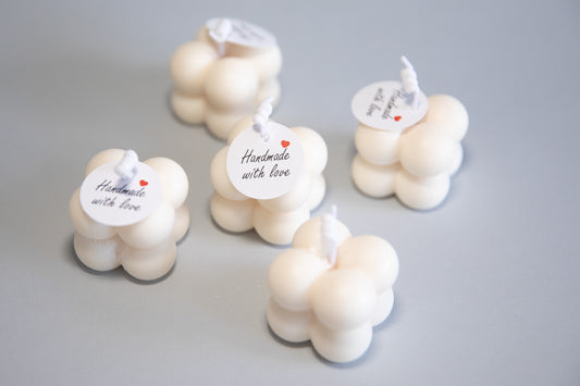 Mini bubble cube scented soy wax